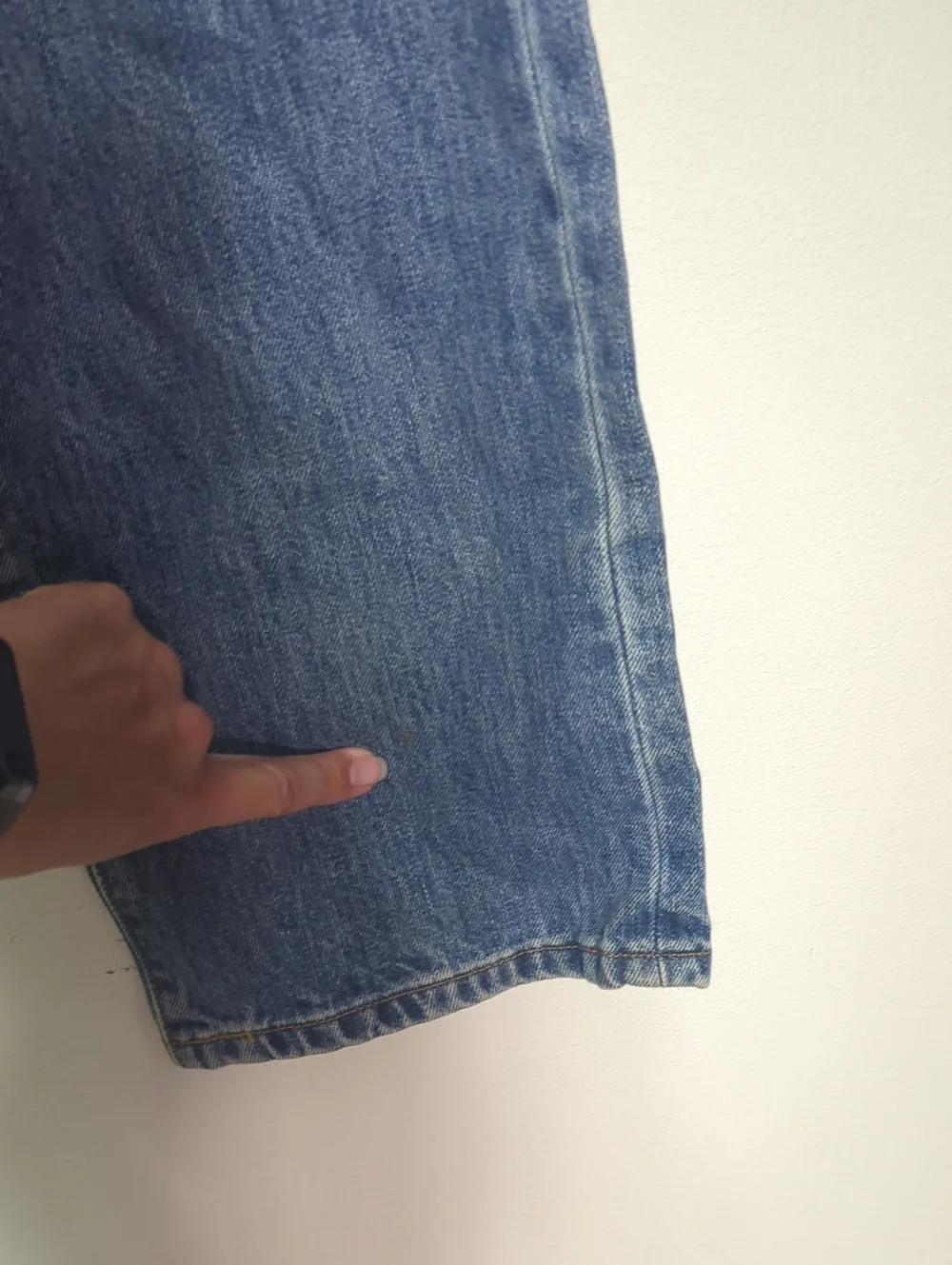 Levis Mens Blue Jeans 501 Vintage 90s Mexico Button Fly Medium Straight 32 x 30
